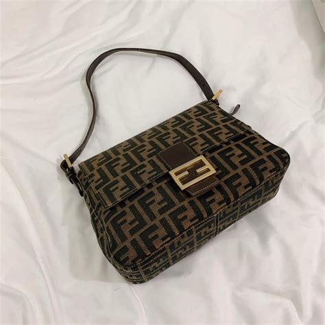 fendi zucca mamma baguette bag